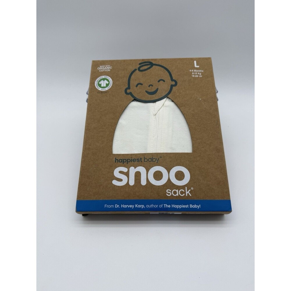 Happiest Baby Snoo Sack Organic 5-Second Swaddle Size L 4-6 Months
